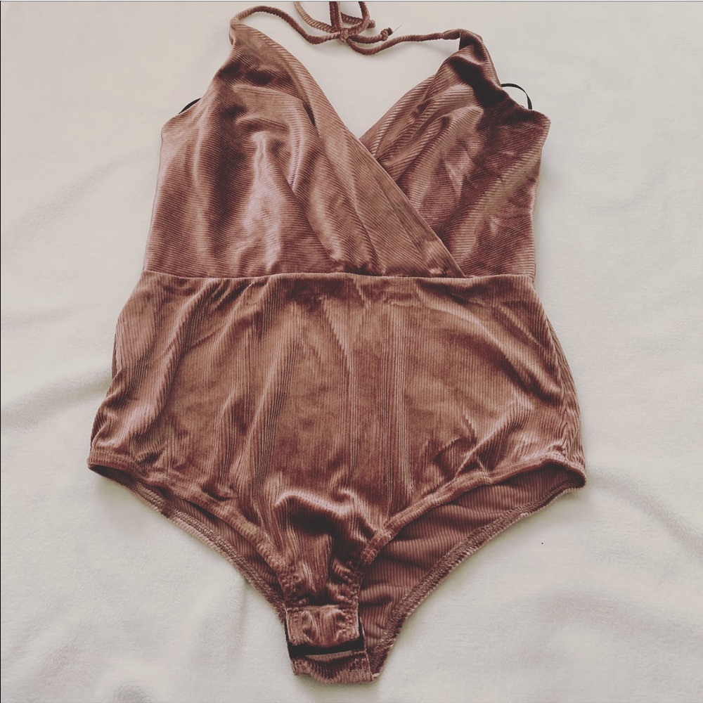 Metallic Pink Bodysuit